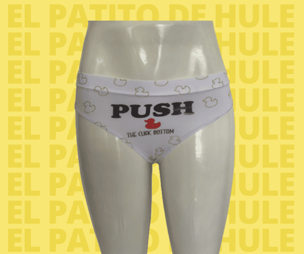 Panty Tanga de algodón con frases. 1 61F909B2 9E71 4818 B5BF 70A10D4036A0